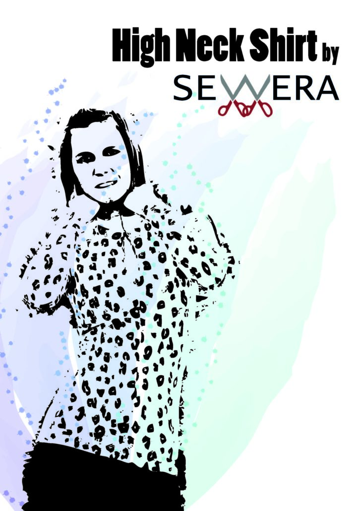 High Neck Shirt Schnittmuster & Anleitung by Sewera Sewera Fashion